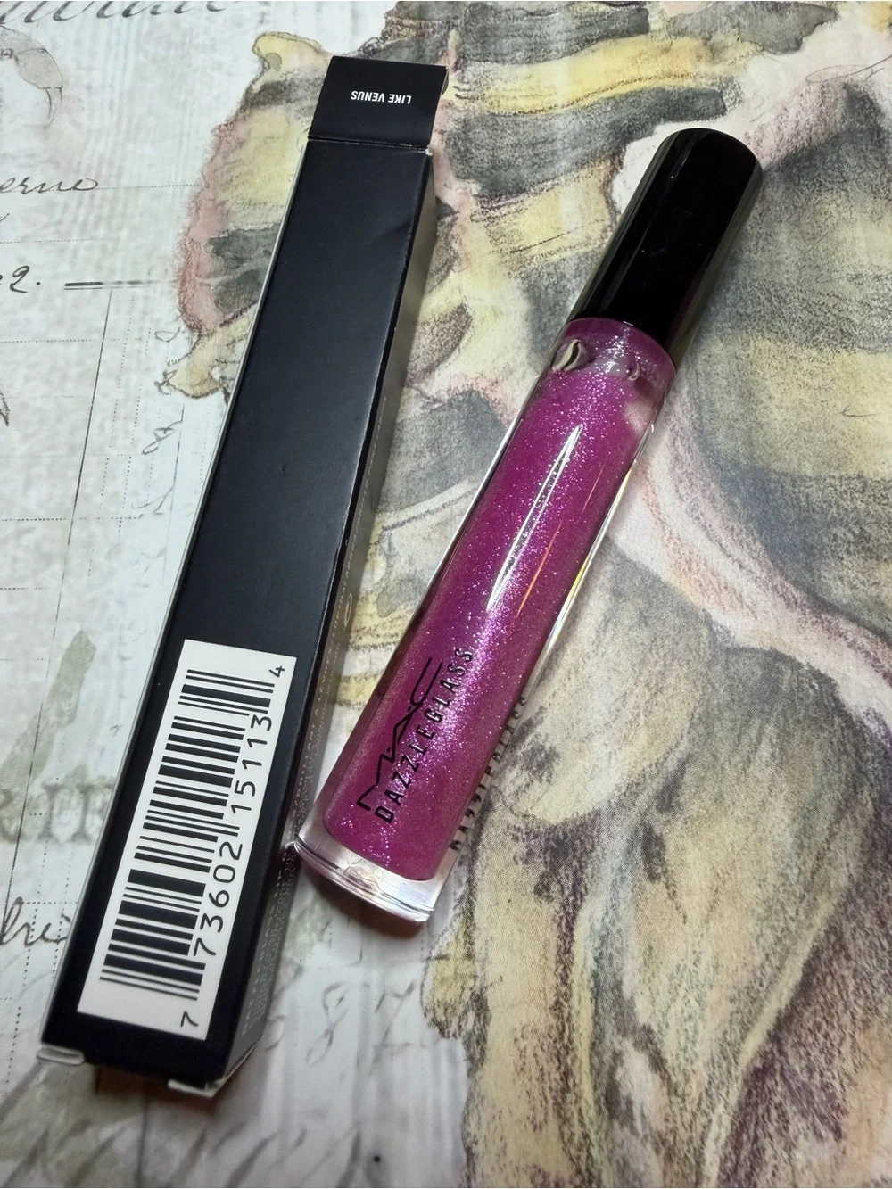 MAC COSMETICS LIKE VENUS DAZZLEGLASS BNIB lipgloss lipglass Rare Dazzle
